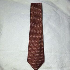 XMI Maroon weave tie
